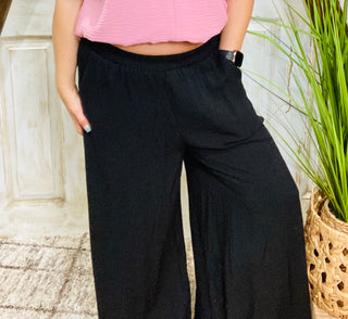 Gretchen Palazzo Pants ~ Black