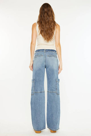 Cassie Cargo Jeans by KanCan