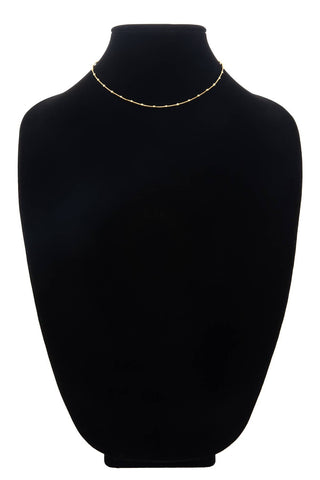 18K Gold Filled Station Necklace