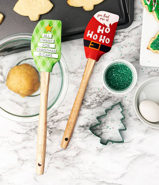 Krumbs Kitchen Christmas Spatula and Cookie Cutter Set
