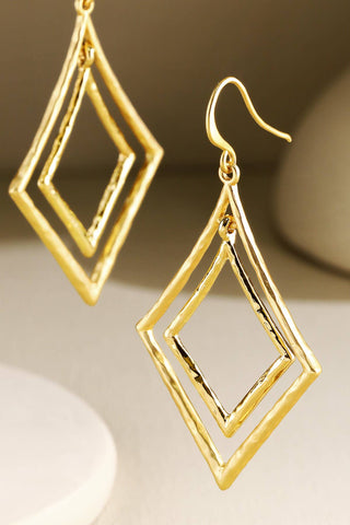 Double Layer Drop Earring