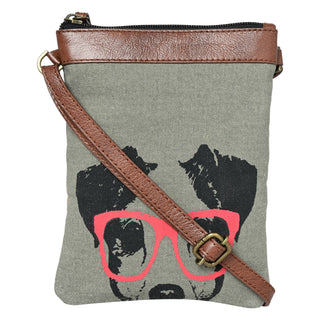 Good Pup Up-Cycled Canvas Crossbody Bag