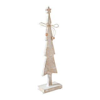 Large Star Top Wooden Christmas Tree
