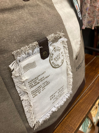 Tahoe Up-Cycled Canvas Tote Bag