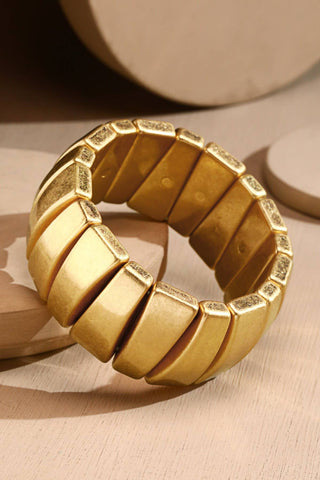 Gold Bangle Stress Bracelet