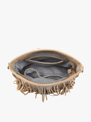 Sadie Suede Fringe Crossbody