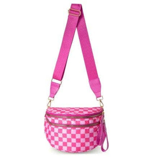 Checkered Sling/Crossbody Bag