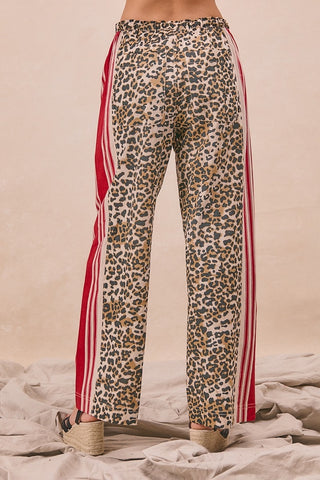The Statement Stripe Leopard Pants