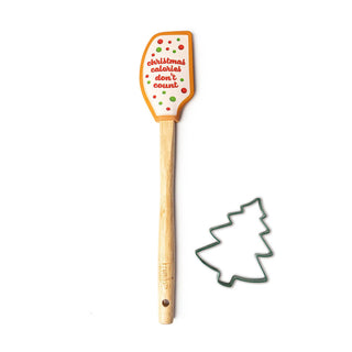 Krumbs Kitchen Christmas Spatula and Cookie Cutter Set