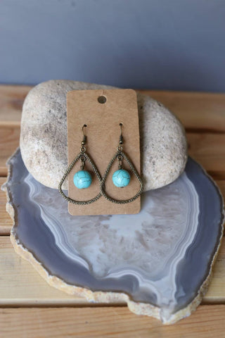 Antique Teardrop Earrings
