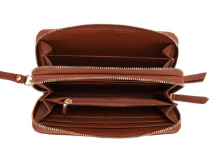 Sherrie Double Zipper Wallet