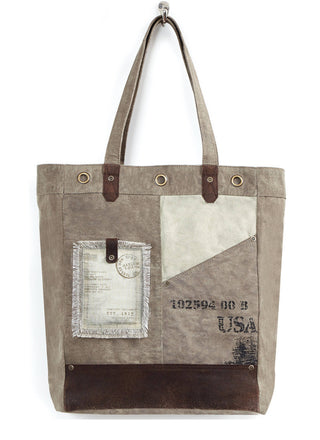 Tahoe Up-Cycled Canvas Tote Bag