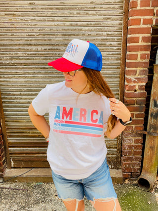 Freedom and Bravery America Tee