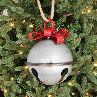 Brushed Metal Jumbo Jingle Bell