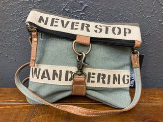 Wandering Up-Cycled Canvas Crossbody
