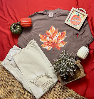 Maple Leaf Long Sleeve Tshirt
