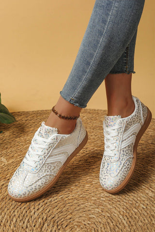 ***PREORDER*** Leopard Shimmer Sneakers