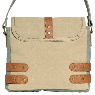 Buckled Up Agean Canvas Crossbody