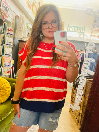 Sandra Stripe Top