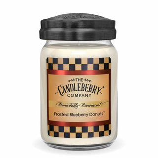 Candleberry Frosted Blueberry Donuts™, Large Jar Candle