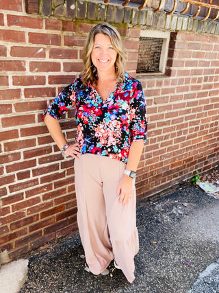 Calista Floral Top