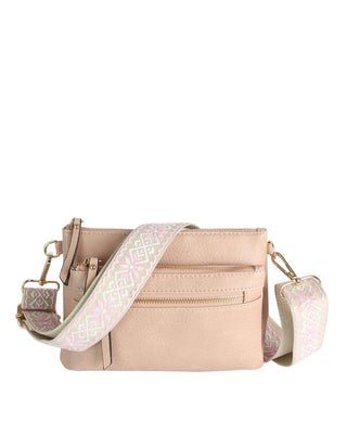Melissa Multi Zip Pocket Crossbody