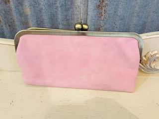 Karen Kiss Lock Clutch Bag
