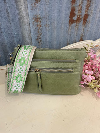 Melissa Multi Zip Pocket Crossbody