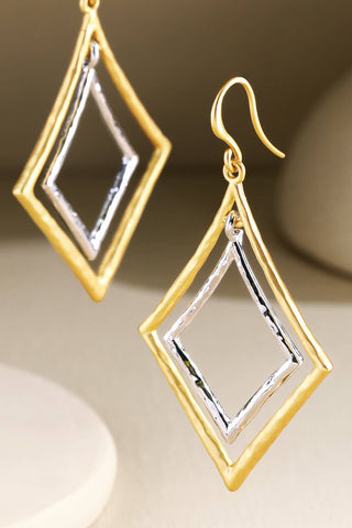 Layered Drop Earrings