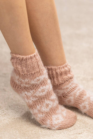 Fuzzy Nordic Socks