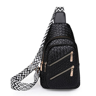 Chevron Strap Sling Bag