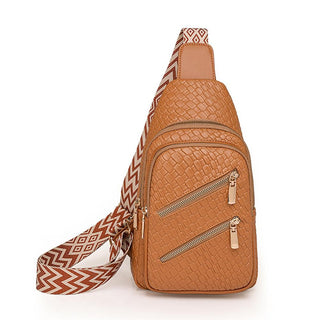 Chevron Strap Sling Bag