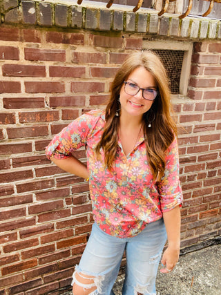 Floral Breeze High-Low Top