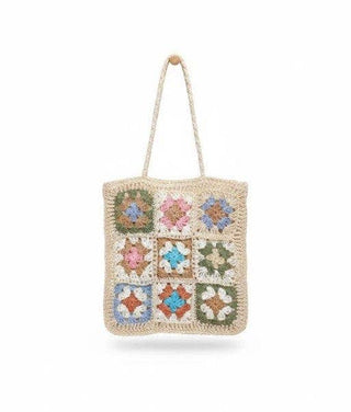 Tilly Granny Square Chic Tote Bag