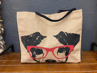 Good Pup All-Natural Burlap Tote Bag