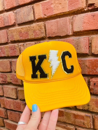 KC Lightening Bolt Trucker Hat