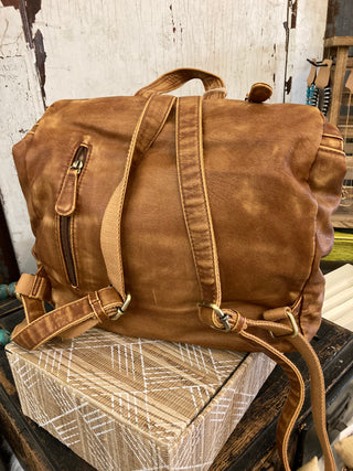 Aubrey Boxy Flap Backpack