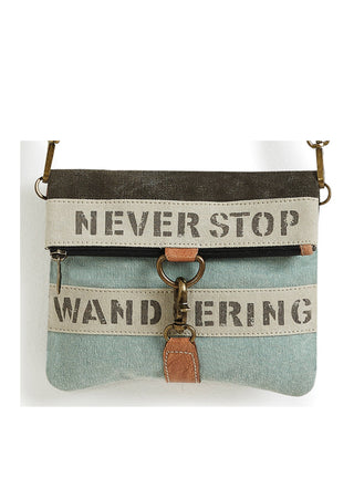 Wandering Up-Cycled Canvas Crossbody
