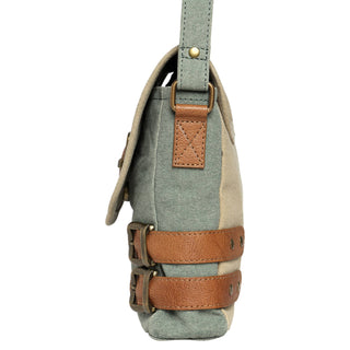 Buckled Up Agean Canvas Crossbody
