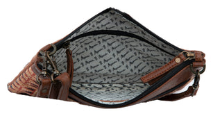 Lola Up-Cycled Canvas Crossbody Bag