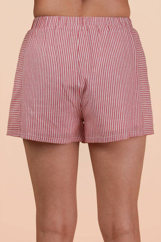 Red Stripe Boxer Shorts
