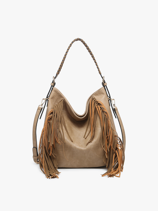 Sav Distressed Hobo Bag