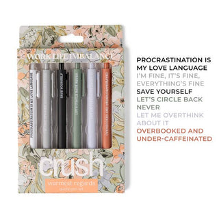 Crush Warmest Regards Quote Pen Set