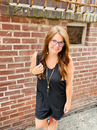 Ember Ribbed Knit Romper