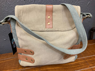 Buckled Up Agean Canvas Crossbody