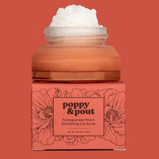 Poppy & Pout Pomegranate Peach Lip Scrub