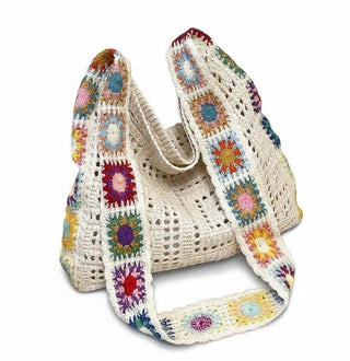Lottie Granny Square Hobo Tote