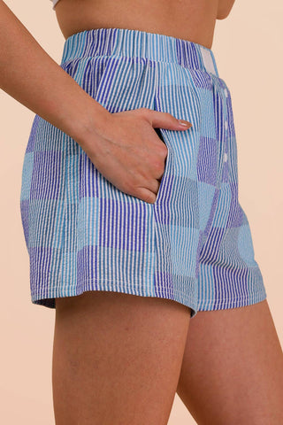 Blue Mix Boxer Shorts