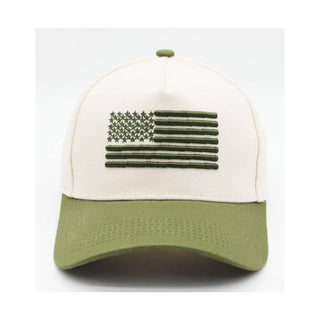 American Flag Trucker Hat