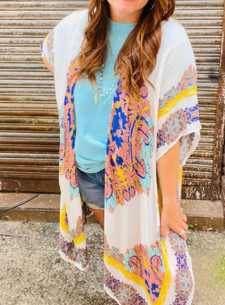 White Mandala Kimono